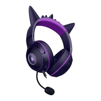 Razer Kraken Kitty V2 Pokemon Gengar Edition Wired RGB Gaming Headset with Gengar Spikes