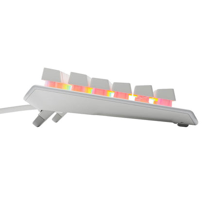 SteelSeries Apex 3 TKL Water Resistant Quiet Wired RGB Quiet Mechanical Gaming Keyboard - White (US Layout)