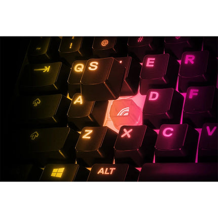 SteelSeries Apex 3 TKL Water Resistant Whisper Quiet Keyboard with RGB Lighting Gaming Keyboard - Black (Arabic layout)