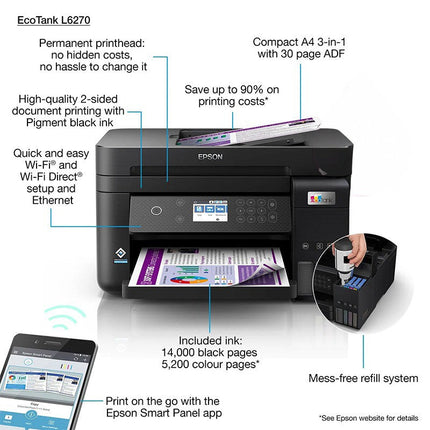 Epson EcoTank L6270 All-in-One Ink Tank Printer