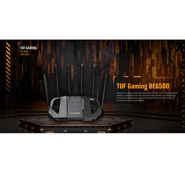 Asus TUF Gaming BE6500 Dual Band Wi-Fi 7 (802.11be) Extendable