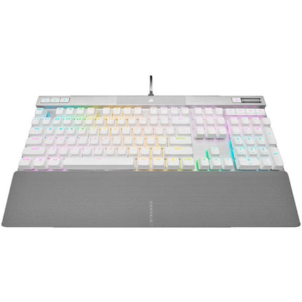 Corsair K70 PRO Wired RGB Optical-Mechanical Gaming Keyboard - White