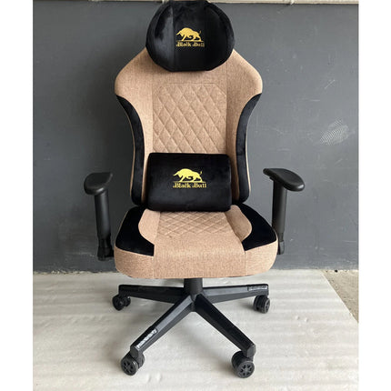 Black Bull Gaming Chair With Molded Headrest Up & Down - Fabric