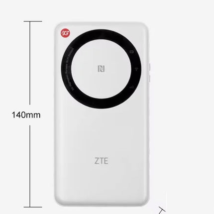 ZTE 5G Portable WiFi Mobile Router U30 Air, Intelligent Dual Network up to 650Mbps, NFC One Touch Connect, 4500mAh Large Battery Unlock - Global Version