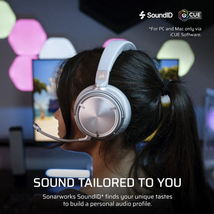 CORSAIR VIRTUOSO MAX Wireless Gaming Headset - Silver