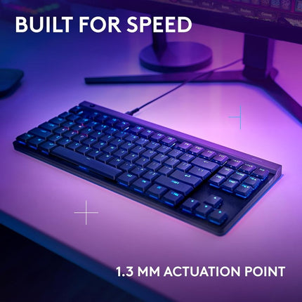 Logitech G515 TKL Wired Low Profile Mechanical Gaming Keyboard (Tactile Switch) - Black (US Layout)