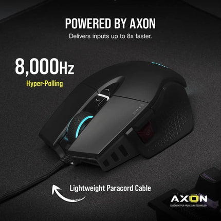 Corsair M65 RGB Wired Ultra Tunable FPS Gaming Mouse - Black