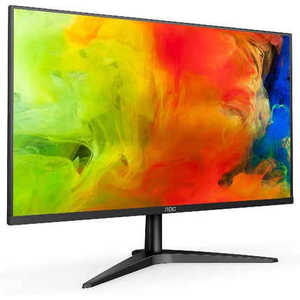 AOC 24B1H Gaming Monitor, Low Blue Light, 3-Sided Frameless, Flicker Free - Black