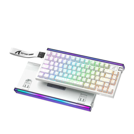 ATTACK SHARK R85 HE Rapid Trigger 75% Wired 8KHz Magnetic Keyboard with Custom Lightbox