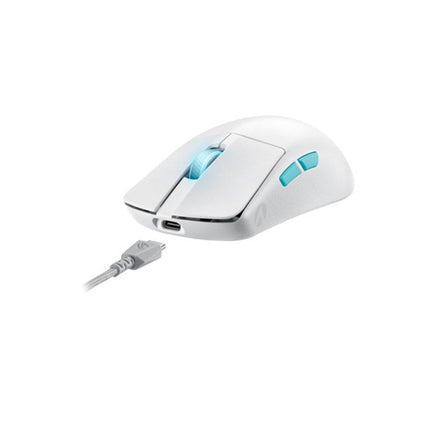 Asus ROG Harpe Ace Aim Lab Edition Wireless RGB Gaming Mouse - White