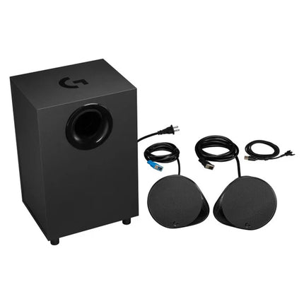 Logitech G560 Lightsync PC Gaming Speakers, USB (Wired) - Black