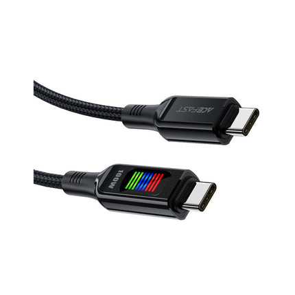 ACEFAST 100 W Type-C To Type-C Cable , 1.2 M - Black
