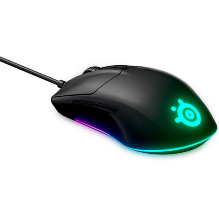 SteelSeries Rival 3 Wired RGB Gaming Mouse - Black