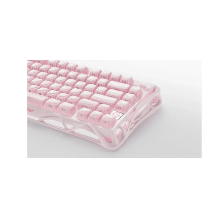 GravaStar Mercury K1 75% Wireless Mechanical Gaming Keyboard_Special Edition - Sakura Pink