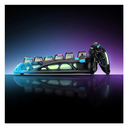 Gravastar Mercury V75 Pro 75% Hall Effect Magnetic Switch Gaming Keyboard - Neon Graffiti