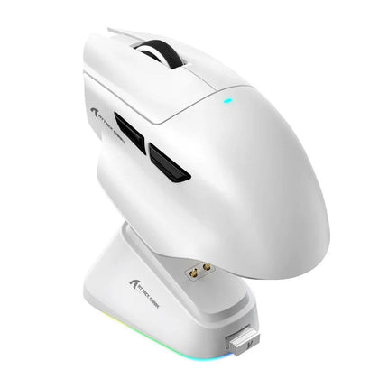 ATTACK SHARK V6 Ultra-Light  (Wired/2.4G /Bluetooth) Wireless Gaming Mouse with Magnetic Charging Dock, PixArt PAW3311 Gaming Sensor