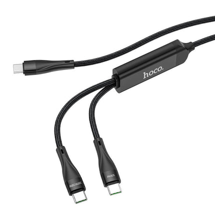 Hoco 100 W 2 in 1 Type-C Charging Cable