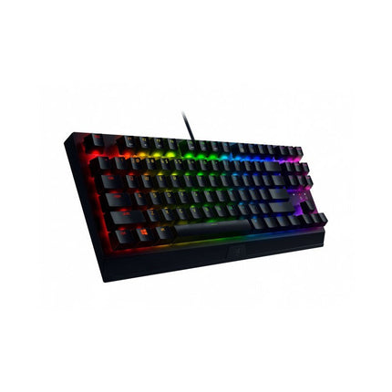 Razer BlackWidow V3 TKL 80% Compact Mechanical Gaming Keyboard with Razer Chroma RGB (Green Switch) - Black (US Layout)