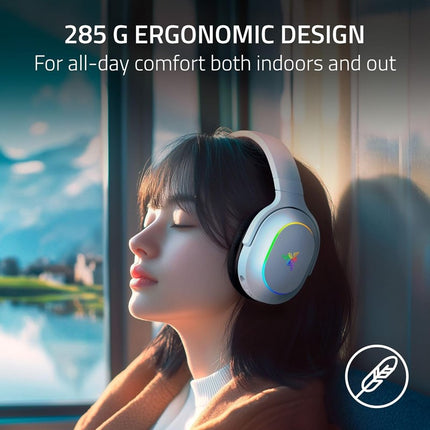 Razer Barracuda X Chroma Wireless Multi-Platform Gaming Headset for PC, PS4/PS5, Switch - White