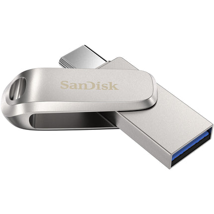 SanDisk 64GB Ultra Luxe Dual Drive USB Type-C 2-in-1 Flash Drive