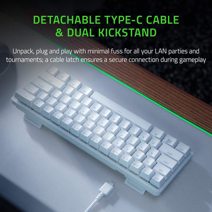 Razer Huntsman Mini RGB Wired Mini Keyboard - Mercury Edition