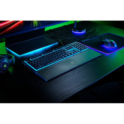 Razer Ornata V3 X Low-Profile Keys Silent Membrane Switches Gaming Keyboard, US Layout - Black