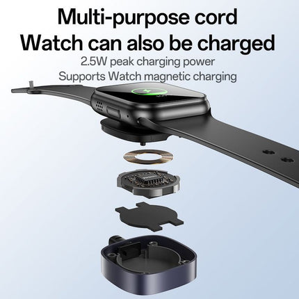 Yesido 2 in 1, Type-C to Apple Watch and Type-C Cable