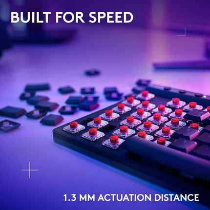Logitech G515 LIGHTSPEED TKL Wireless Low Profile Mechanical Gaming Keyboard (Tactile Switch) - Black (US Layout)