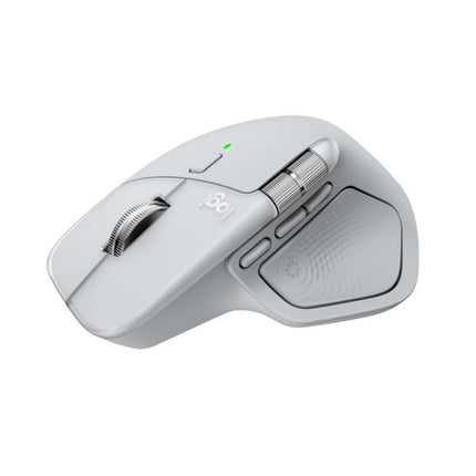 Logitech MX Master 4 Advanced Wireless/Bluetooth Mouse for Mac - White/Silver