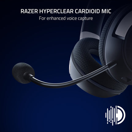 Razer Kaira HyperSpeed PlayStation Licensed Wireless Multi-Platform Gaming Headset - White