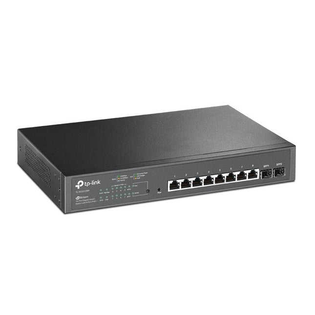 TP-Link JetStream 10-Port Gigabit Smart Switch with 8-Port PoE+,150 W PoE Budget, Full Gigabit Ports, Optimize Voice and Video