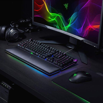 Razer Huntsman Elite Optical Gaming Keyboard with Razer Chroma RGB (Optical Purple Switches) (US Layout) - Black