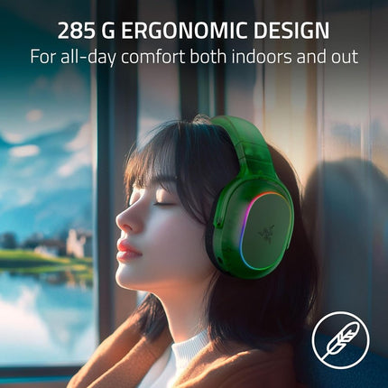 Razer Barracuda X Chroma Wireless Multi-Platform Gaming Headset for PC, Mac, PS4/PS5, Switch, Steam Deck and Mobile - Phantom Green Edition