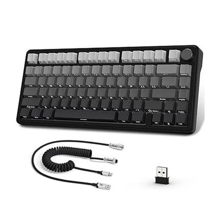 ATTACK SHARK X85 Tri-Mode (USB-C/2.4G /Bluetooth) 75% Wireless Gasket Mounted Mechanical Gaming Keyboard