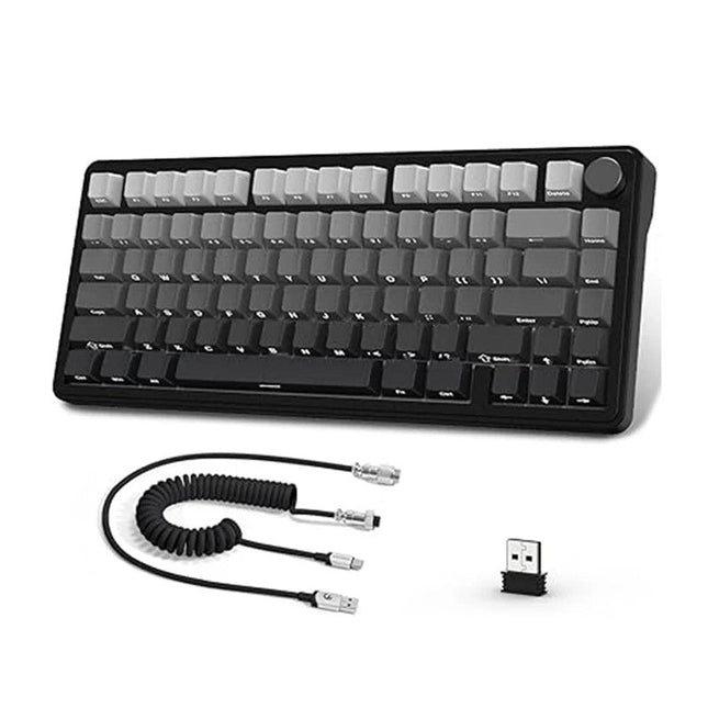 ATTACK SHARK X85 Tri-Mode (USB-C/2.4G /Bluetooth) 75% Wireless Gasket Mounted Mechanical Gaming Keyboard