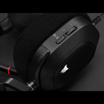 Corsair HS80 RGB USB Wired Gaming Headset for PC - Carbon