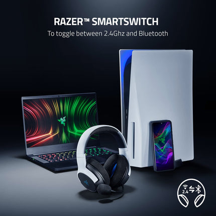 Razer Kaira for Playstation Wireless Gaming Headset - White