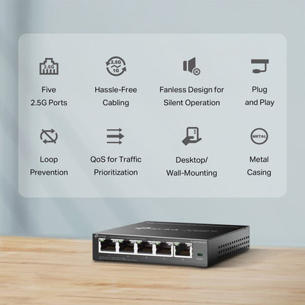 TP-Link 5-Port 2.5G Desktop Switch