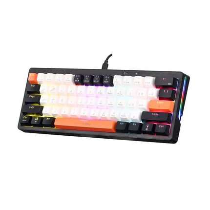 GAMEON AEROX Series GOMK160-RS 60% RGB Mechanical Wired Gaming Keyboard, Red Switch - English/Arabic