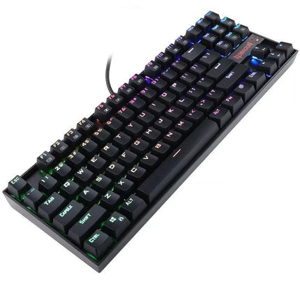 Redragon KUMARA K552 RGB TKL Wired Mechanical Gaming Keyboard (Blue Switch) - Black