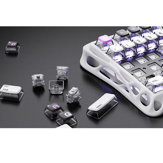 Gravastar Mercury V75 75% Hall Effect Magnetic Switch Gaming Keyboard - Mecha Grey
