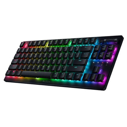 Razer DeathStalker V2 Pro TKL Wireless RGB Optical Gaming Keyboard, Clicky Red Switch (US Layout) - Black