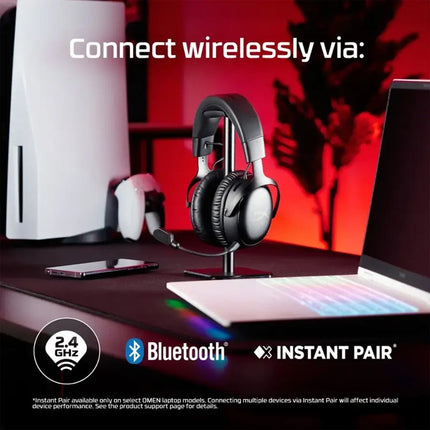 HyperX Cloud III S Wireless / Bluetooth Gaming Headset for PC, Mac, PS4/PS5, Mobile, Switch - Black/Red