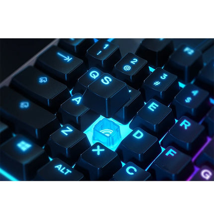 SteelSeries Apex 3 Water Resistant Whisper Quiet Keyboard with RGB Lighting Gaming Keyboard - Black (Arabic layout)