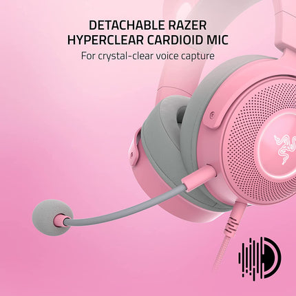 Razer Kraken Kitty V2 Pro Wired RGB Headset with Interchangeable Ears