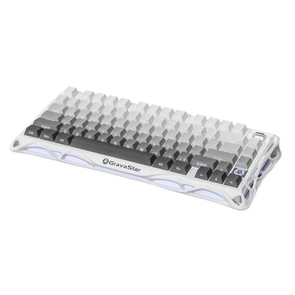 GravaStar Mercury K1 75% Wireless Mechanical Gaming Keyboard - Gradient White