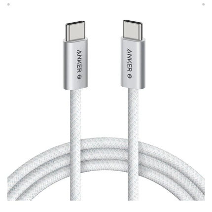 Anker Zolo USB-C to USB-C Cable 240 W Braided, White