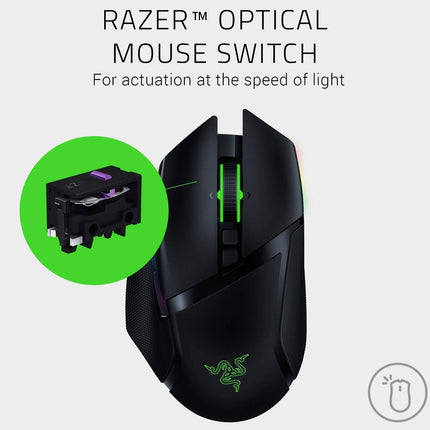 Razer Basilisk Ultimate Hyperspeed Wireless Gaming Mouse (Without Docking Charger