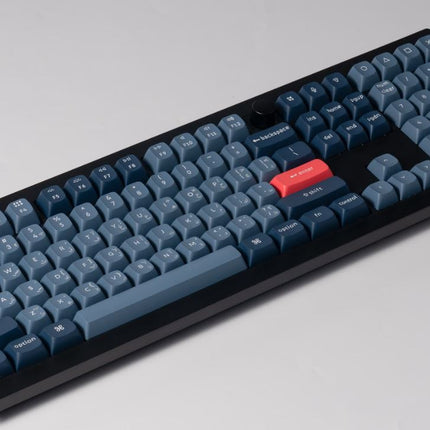 Keychron V6 Max 100% RGB Backlight Swappable Fully Assembled Knob, QMK/VIA Wireless Mechanical Gaming Keyboard (Gateron Jupiter Red Switch) - Carbon Black - English/Arabic Keyboard