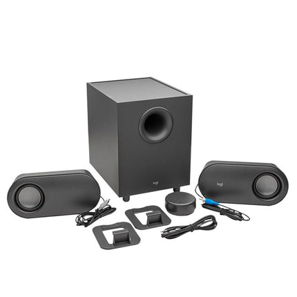 Logitech 980-001348, Z407 Bluetooth Speakers with Subwoofer and Wireless Control - Graphite